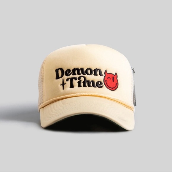 Field Grade Other - *NEW* Limited Edition Demon Time Cream Trucker Snapback Hat by Field Grade